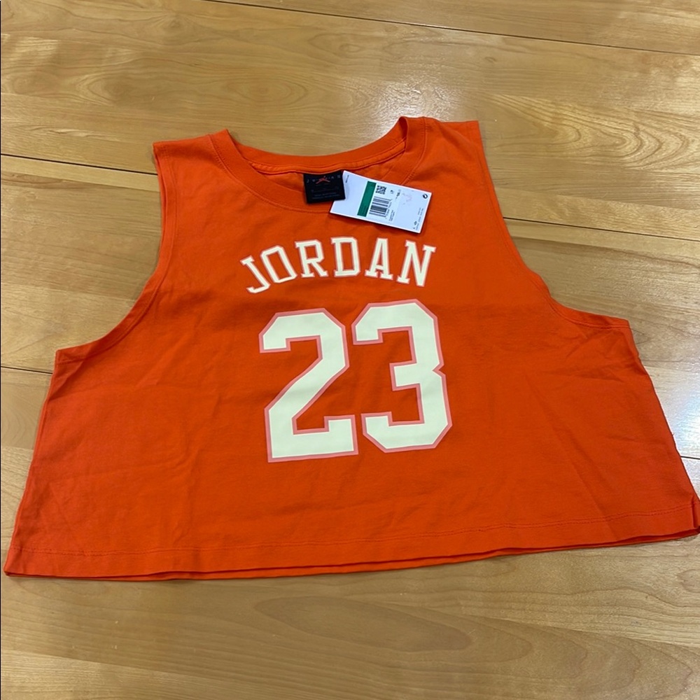 Woman’s Jordan Orange Crop Top